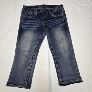 Ariya Faded Blue Ankle Jeans